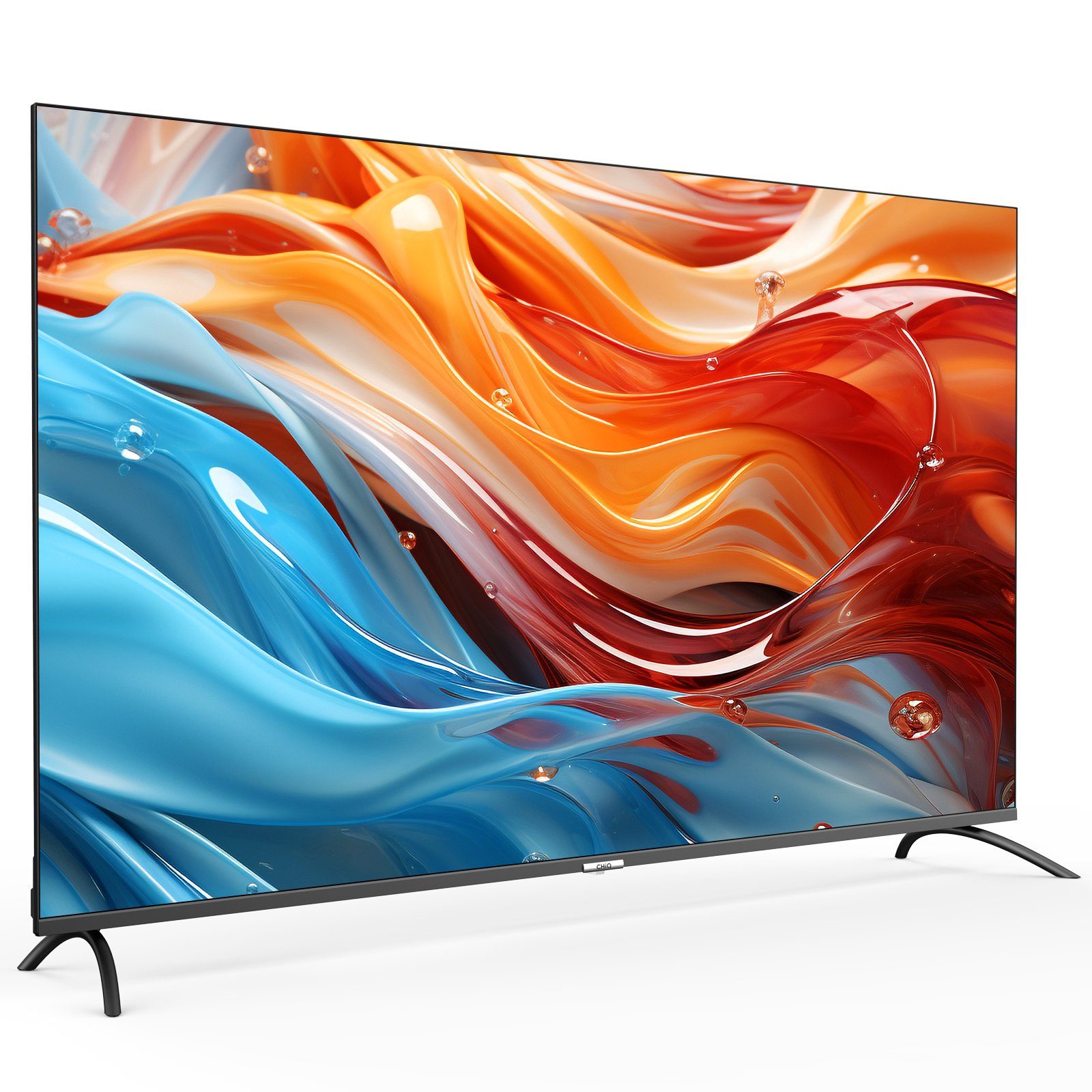 CHiQ U55QM8G QLED-Fernseher (139,00 cm/55 Zoll, 4K Ultra HD, Smart-TV, Google TV, WCG,Metall Rahmlos design, Google Assistant)