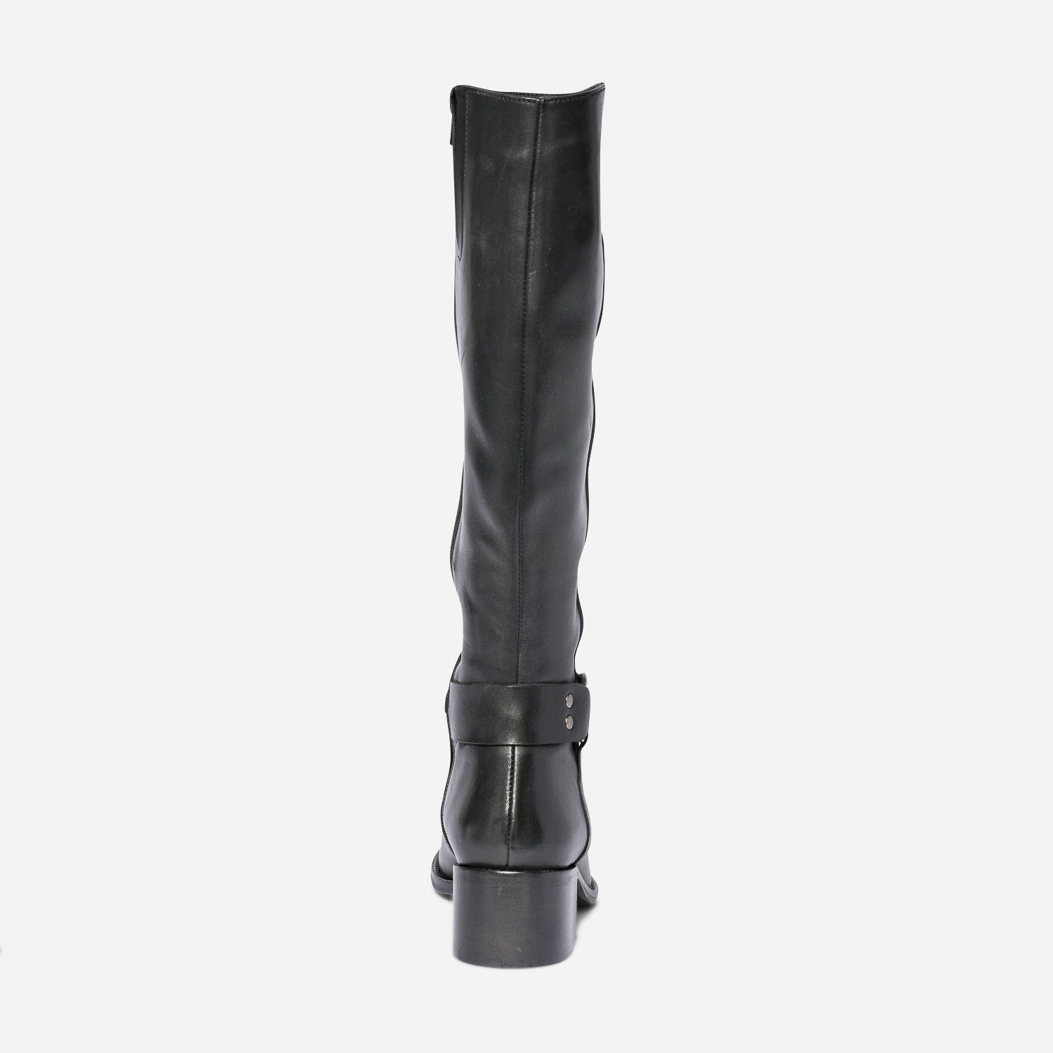 Botte noire éco-conçue en cuir