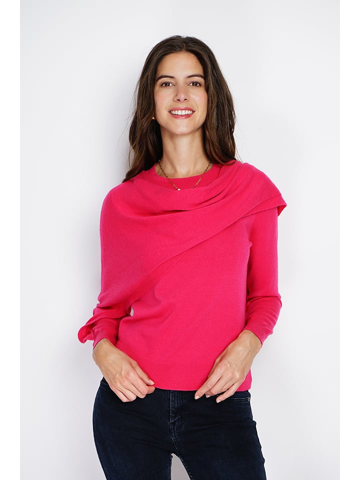 William de Faye Pullover in Pink günstig kaufen