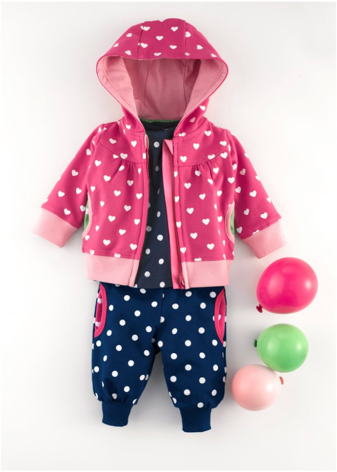 Baby Sweathose (2er-Pack) Bio-Baumwolle