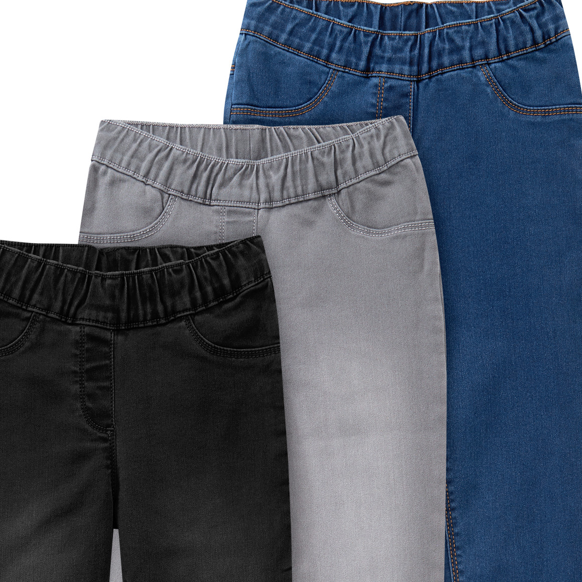 3 Mädchen Jeggings im Set