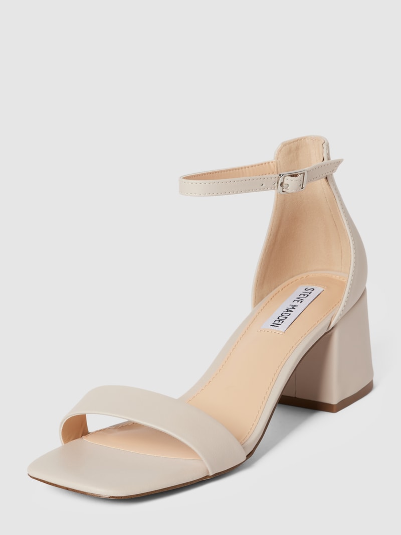 Sandalette mit Blockabsatz in sand