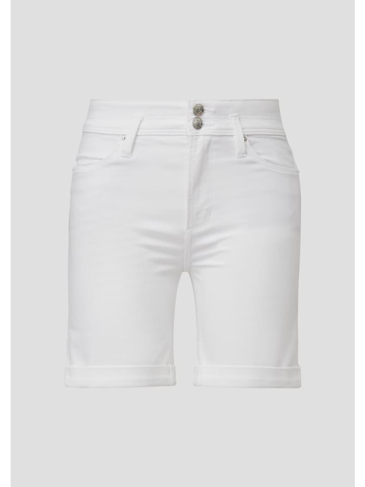 s.Oliver Jeans-Hose kurz in Weiß günstig kaufen