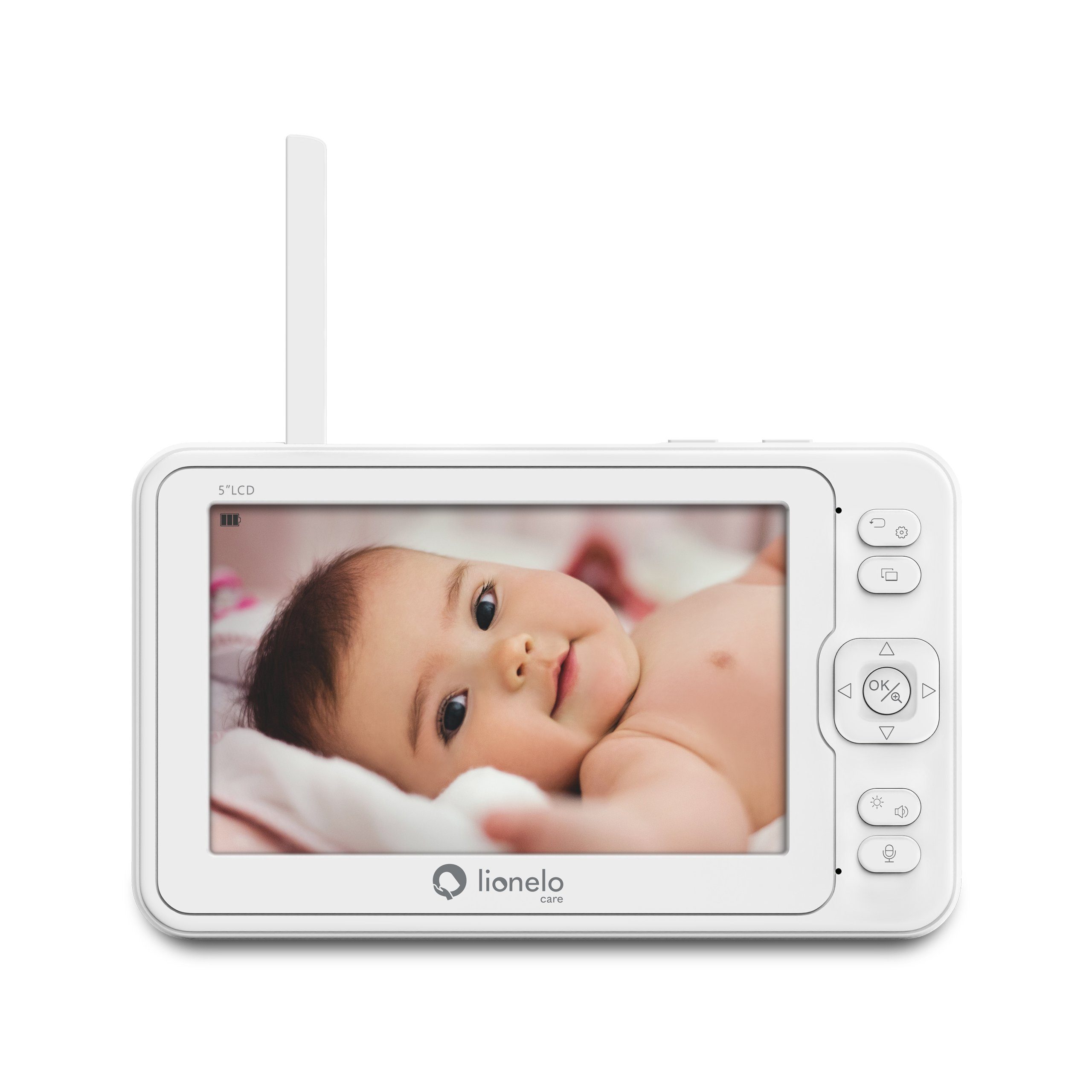 lionelo Video-Babyphone Babyline 6.2, Großer Bildschirm: die Diagonale von 12,7 cm und Full-HD-Auflösung...