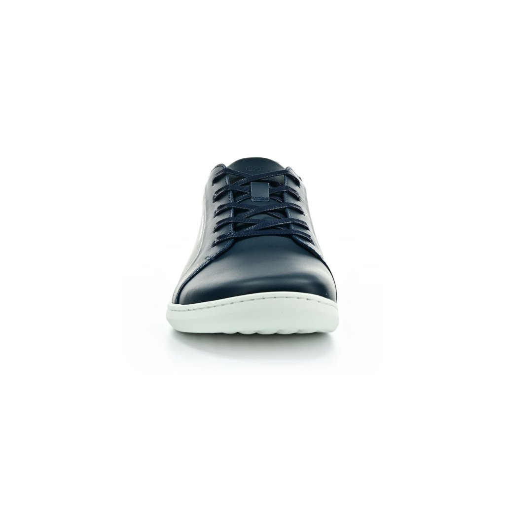 Skinners Moonwalker Leather Dark Blue Barfußsneakers