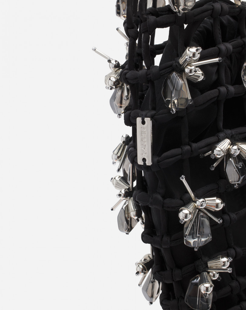 SAC MACRAMÉ BY LANVIN BRODE EN SATIN