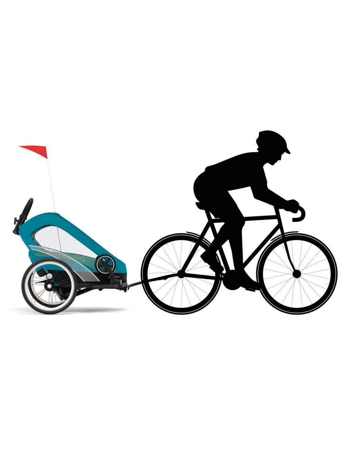 Poussette Zeno bike One Box CYBEX noir