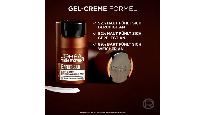L'oréal Men Expert Barber Club Bart & Haut Feuchtigkeitspflege 50 ml