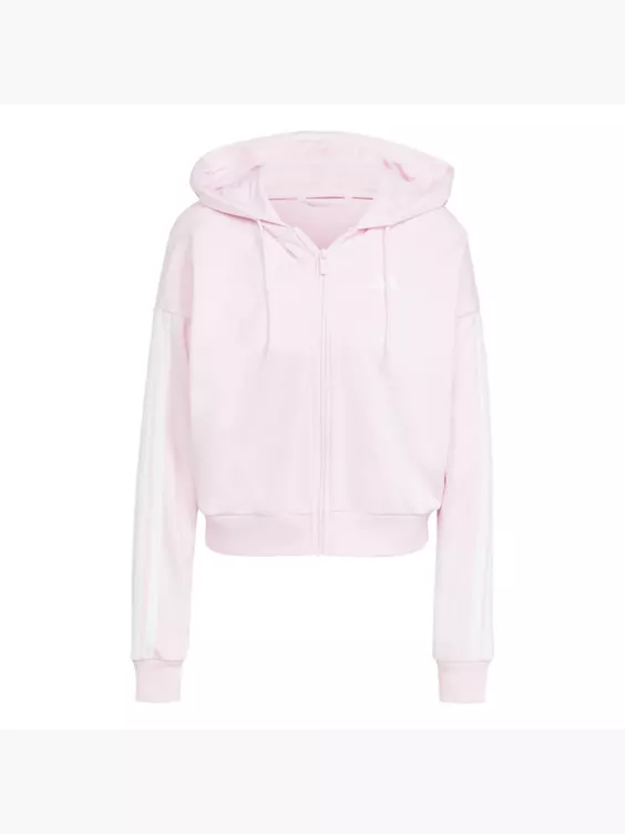 adidas Essentials 3-Streifen French Terry Kapuzenjacke