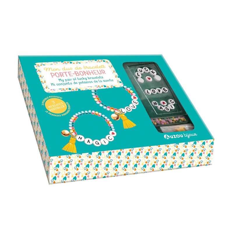 Coffret Mon duo bracelet porte bonheur Edition 2022 - Auzou