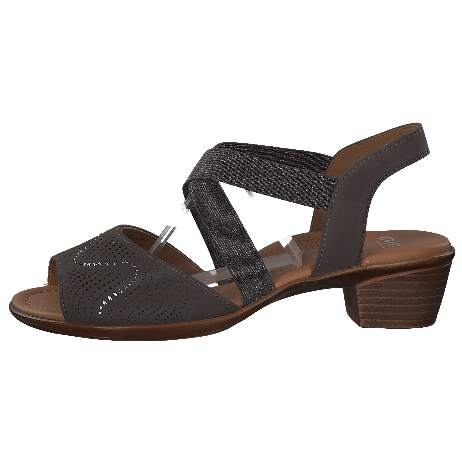 Ara Lugano 35764, Sandaletten, Damen, Grau (Street)