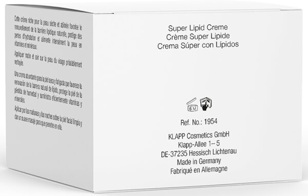 KLAPP Skin Care Science X-Treme Super Lipid Cream Gesichtscreme