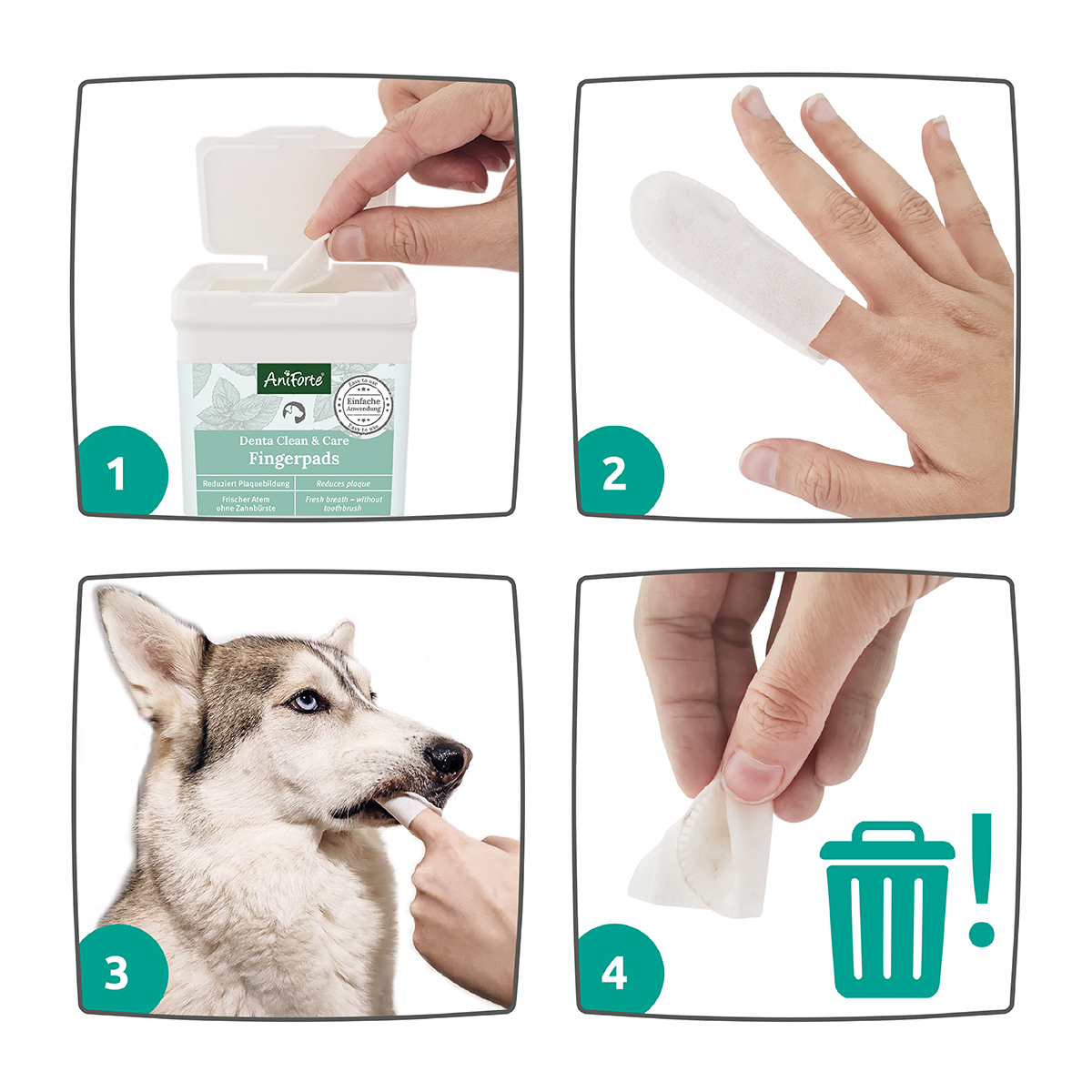 Aniforte Zahnpflege Aniforte Zahnpflege Fingerpads 50 Stück