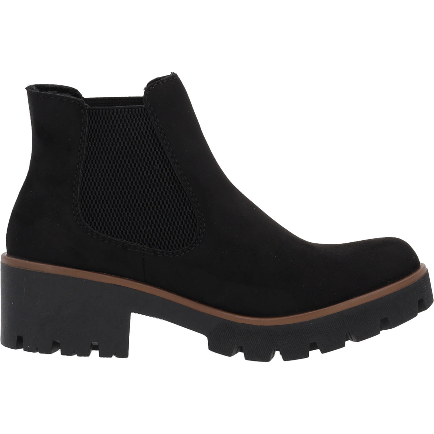 Rieker 79265, Stiefeletten, Damen, schwarz/schwarz
