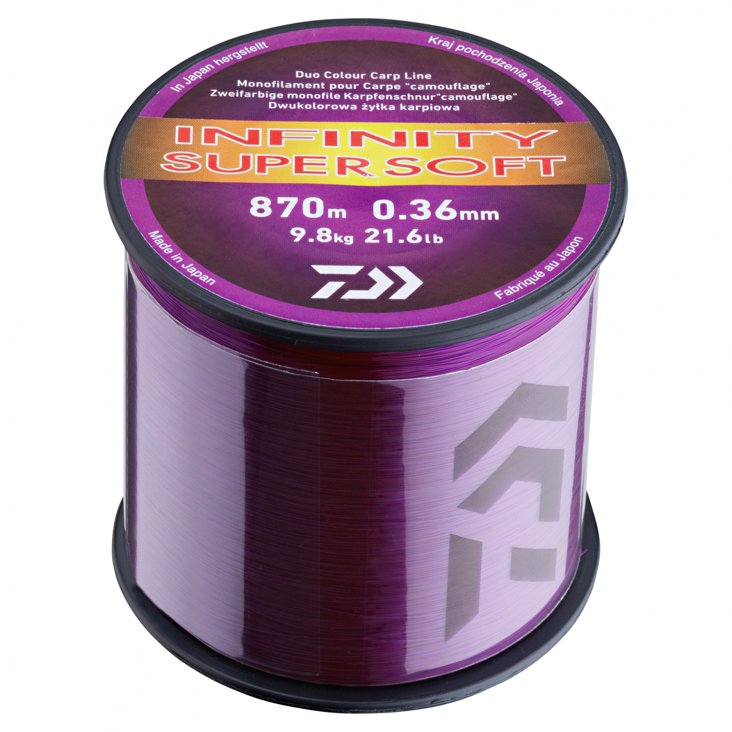 Daiwa Angelschnur Infinity Super Soft (purple, 3.000 m)
