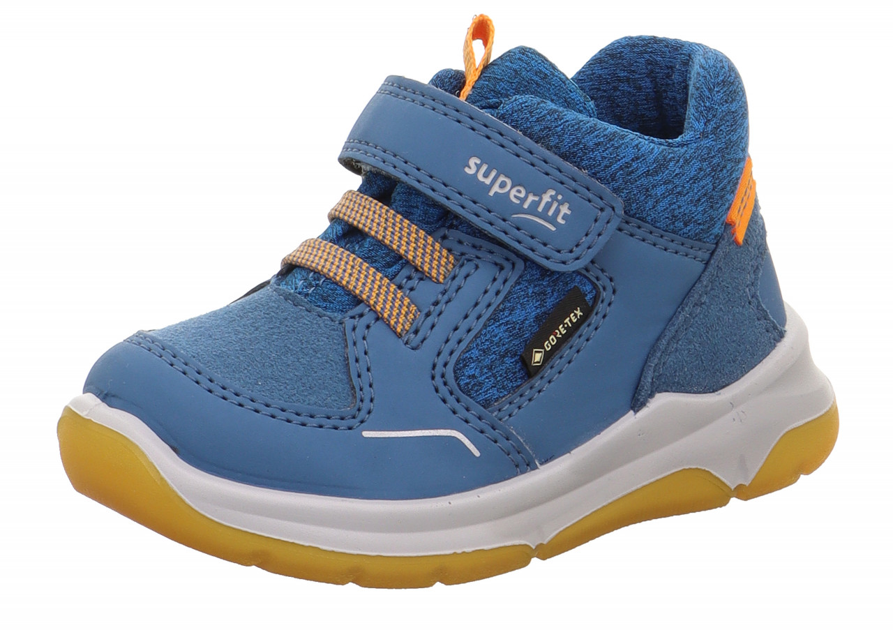 COOPER - Blau/OrangeSneaker low mit Klettverschluss