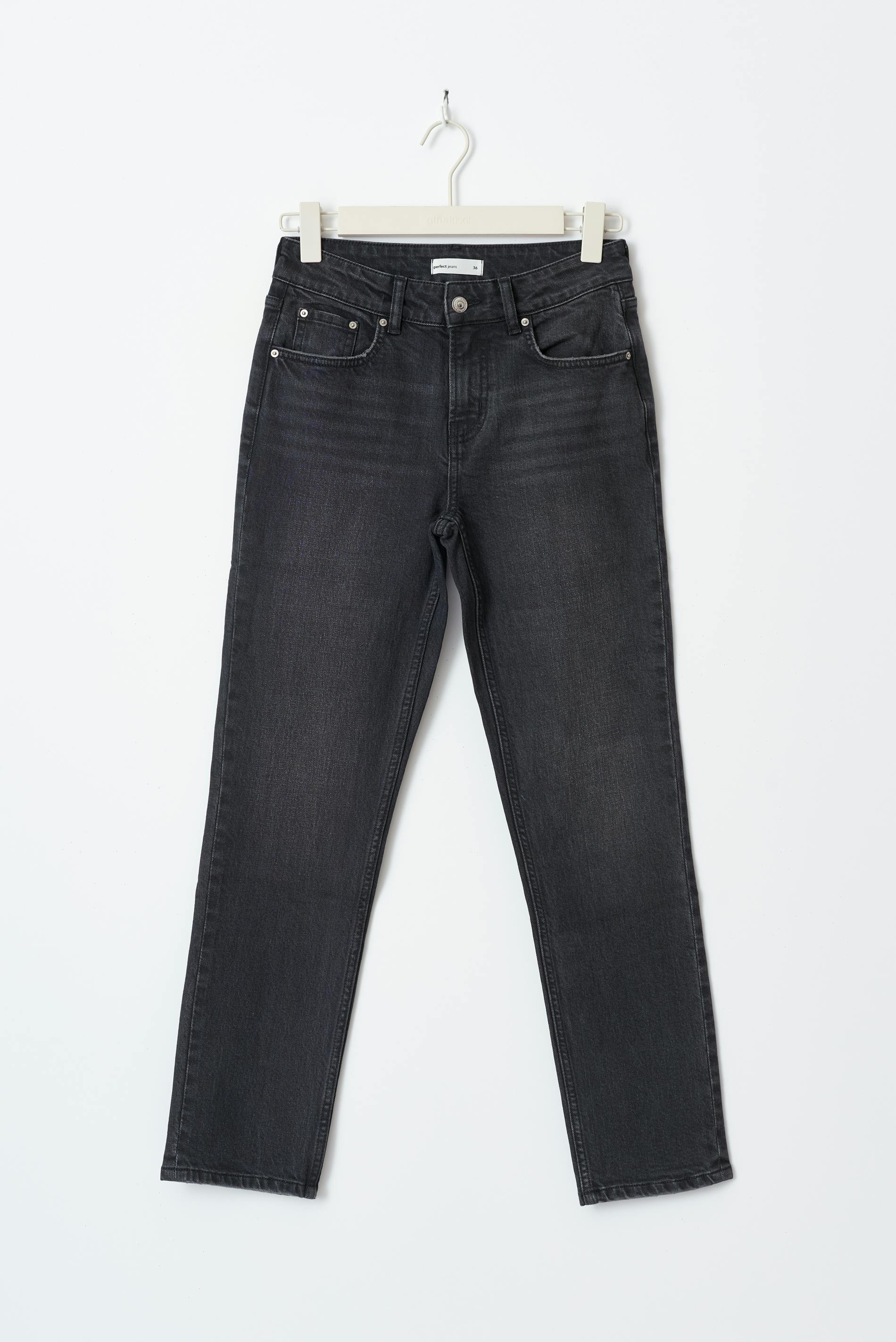 Slim straight jeans
