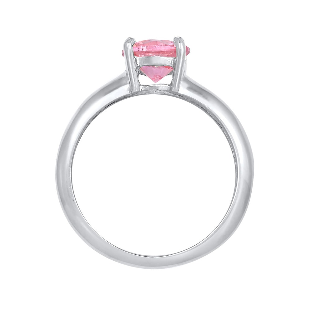 Elli Elli Bague Femmes Solitaire Classique avec cristal de zirconium en argent sterlin Bague