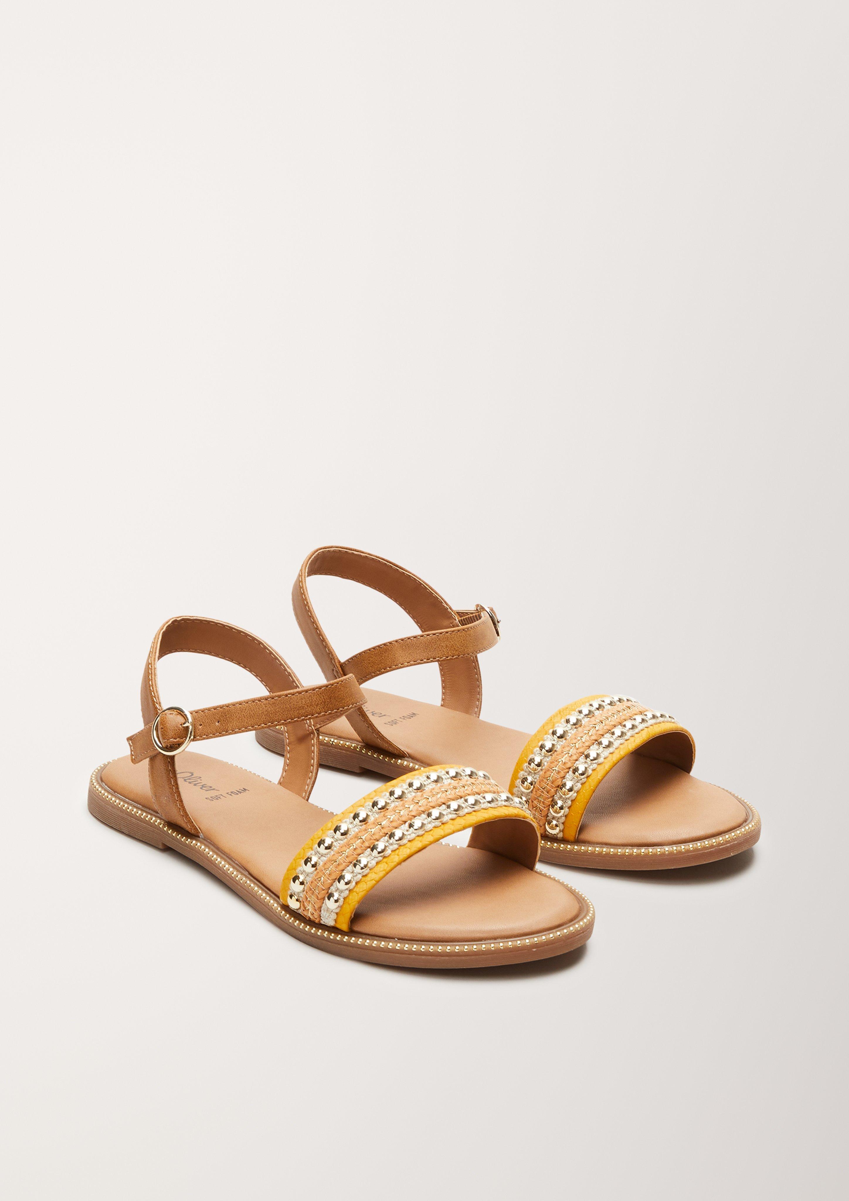 Sandalen mit Schmucksteinchen  6005328-318
