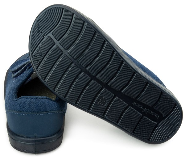 bar3foot Cross ~ Denver Sneaker Vegan ~ Blau
