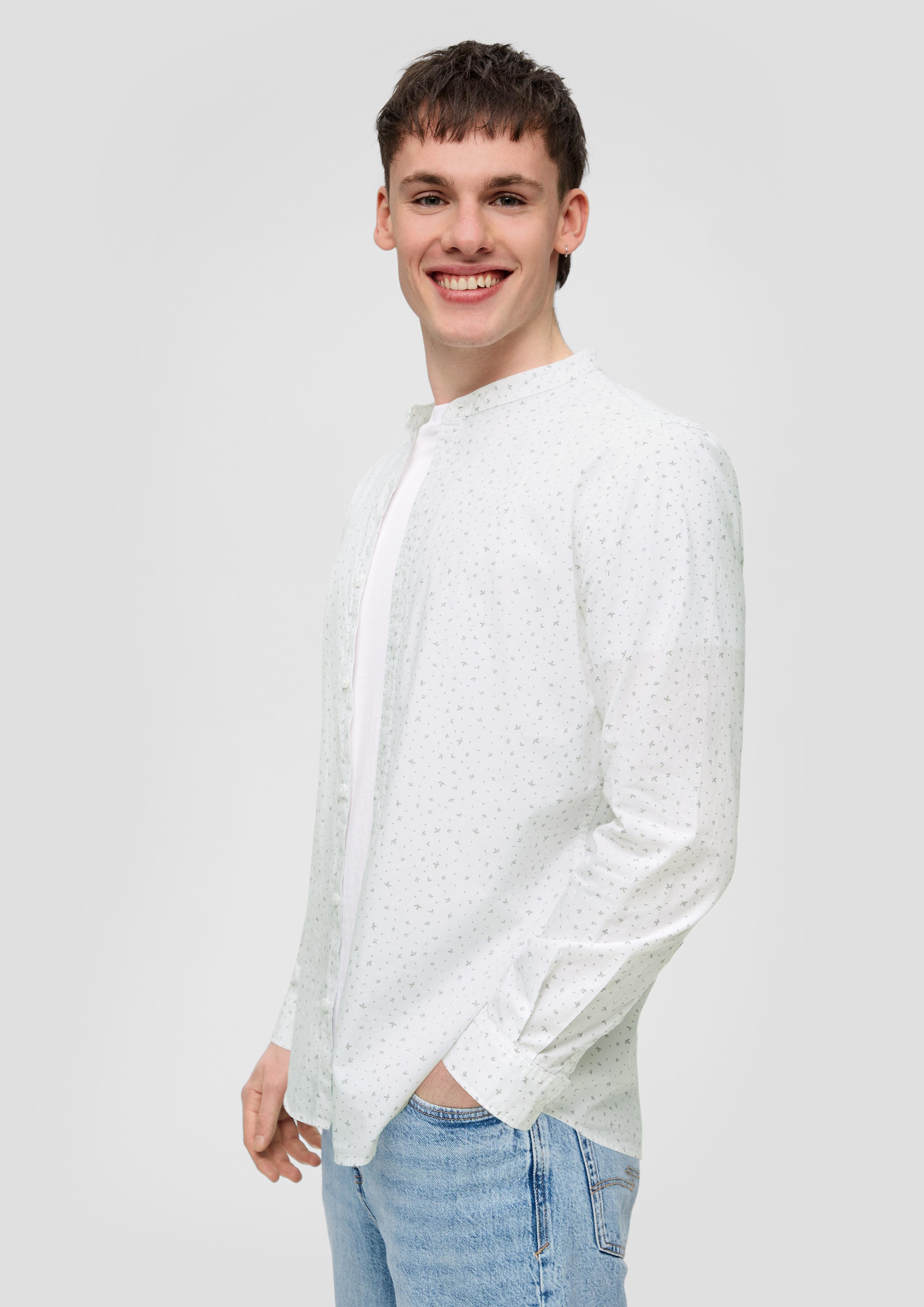 Baumwollhemd mit All-over-Print  2154591-01A0