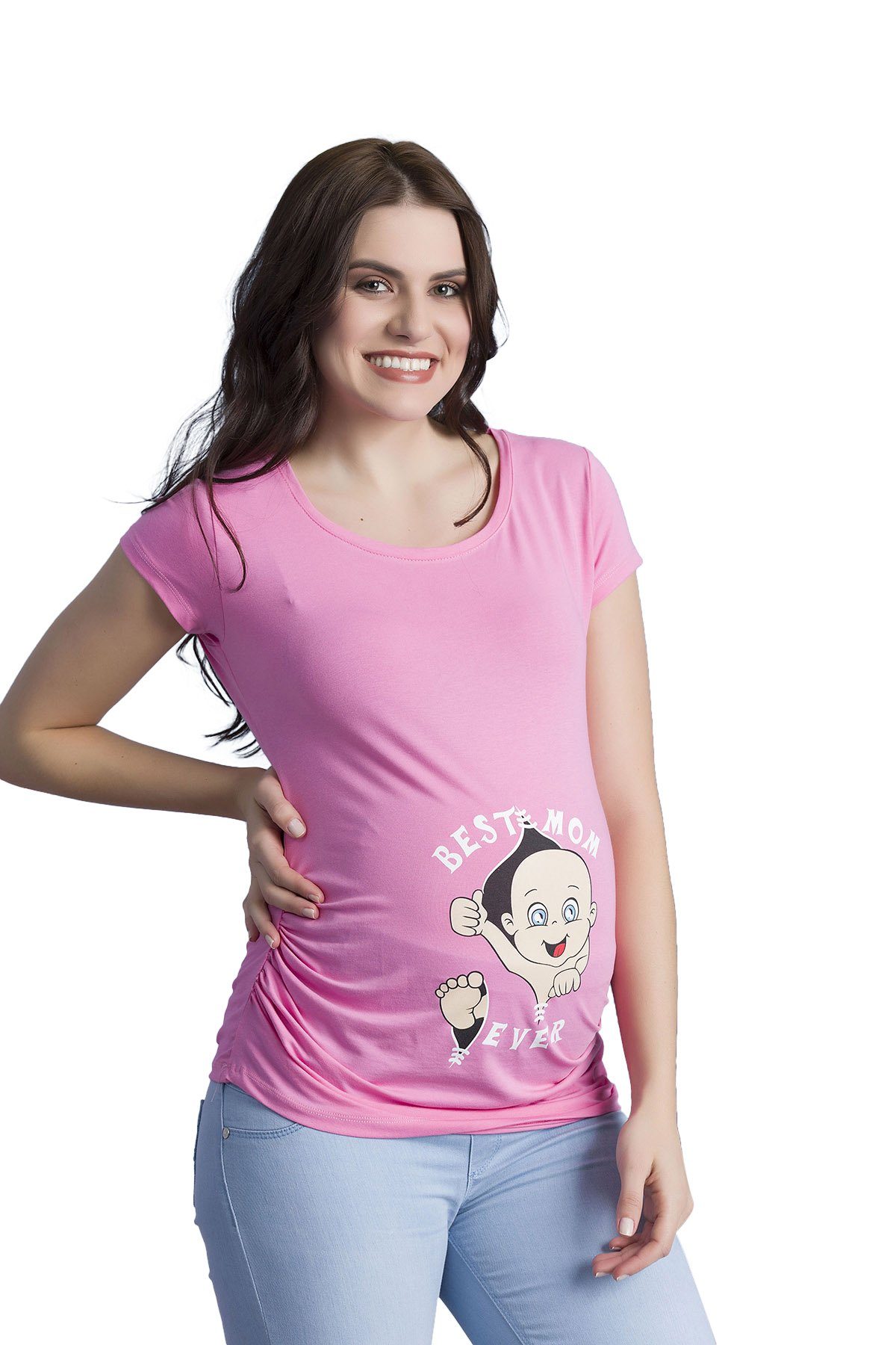 M.M.C. Umstandsshirt Best Mom Ever mit Motiv