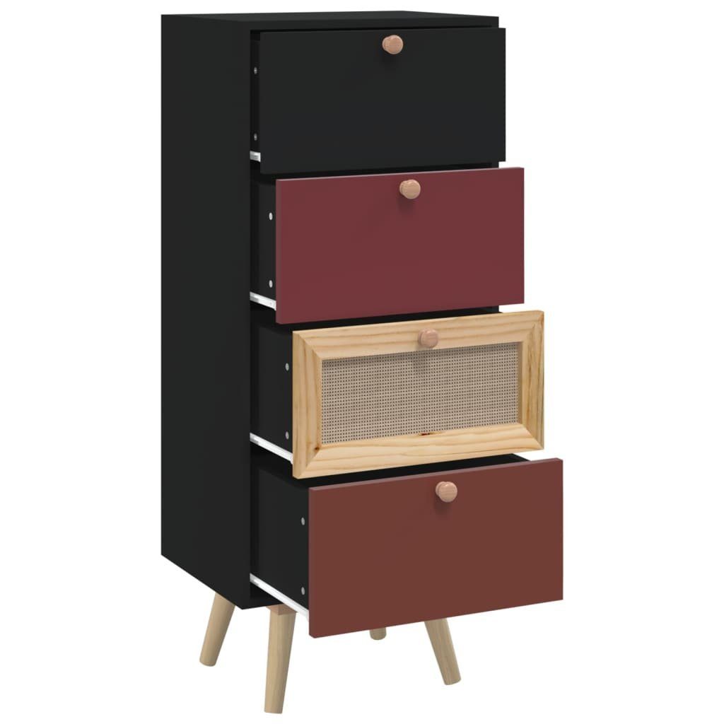 vidaXL Sideboard Highboard mit Schubladen 40x30x95 cm Holzwerkstoff (1 St)