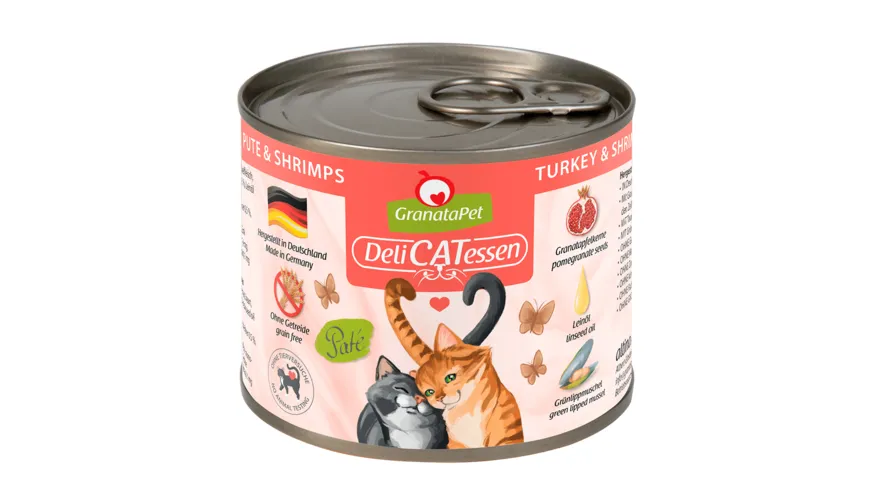 GranataPet Katzennassfutter Pute & Shrimps 200 g