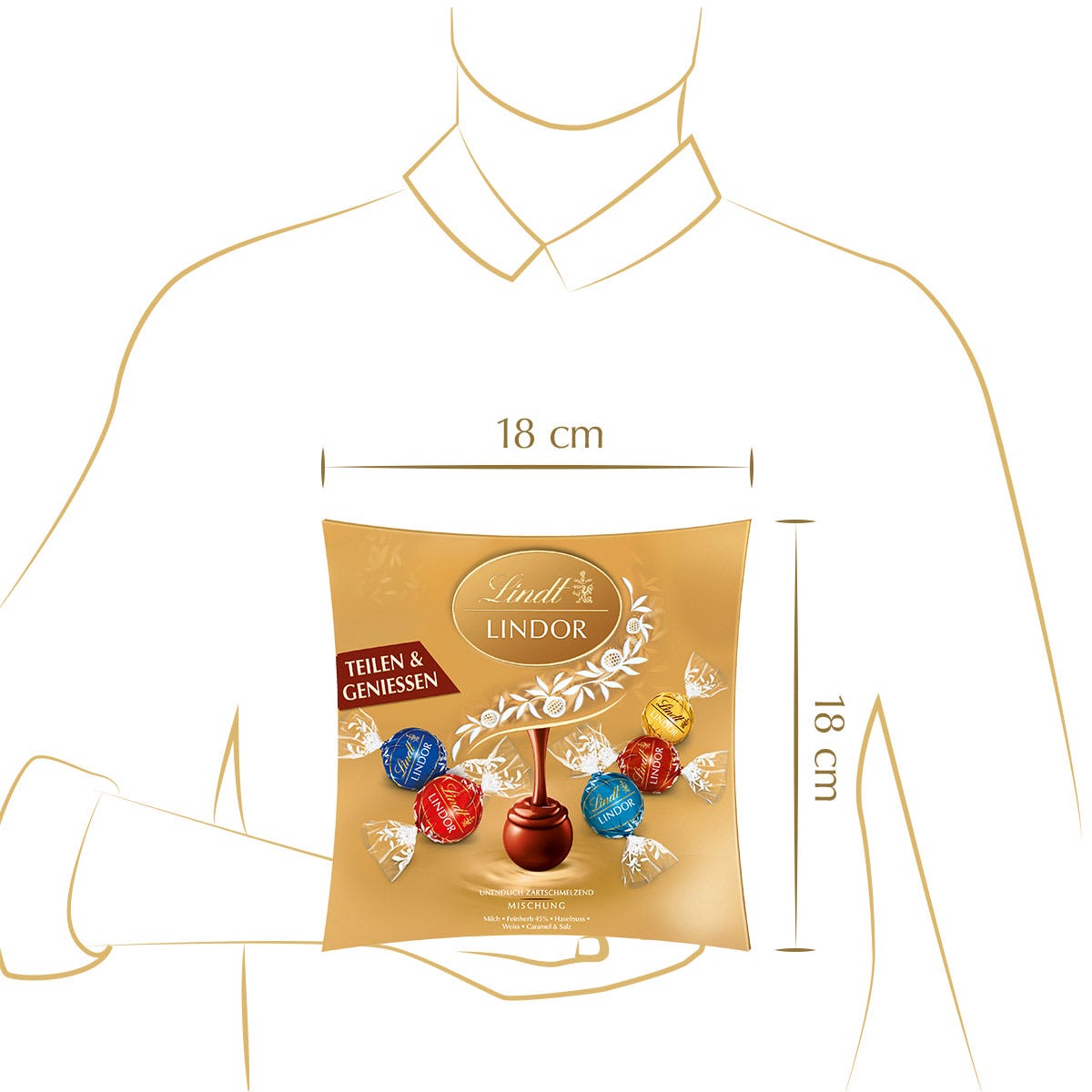 LINDOR Sharing Box, 250g