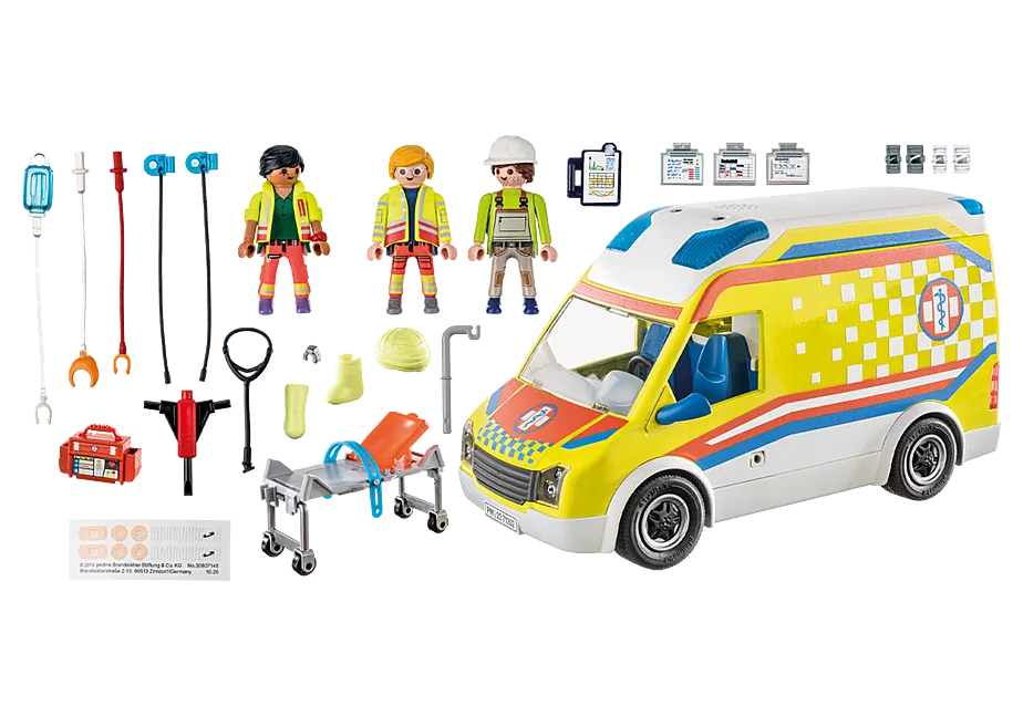Rettungswagen mit Licht und Sound