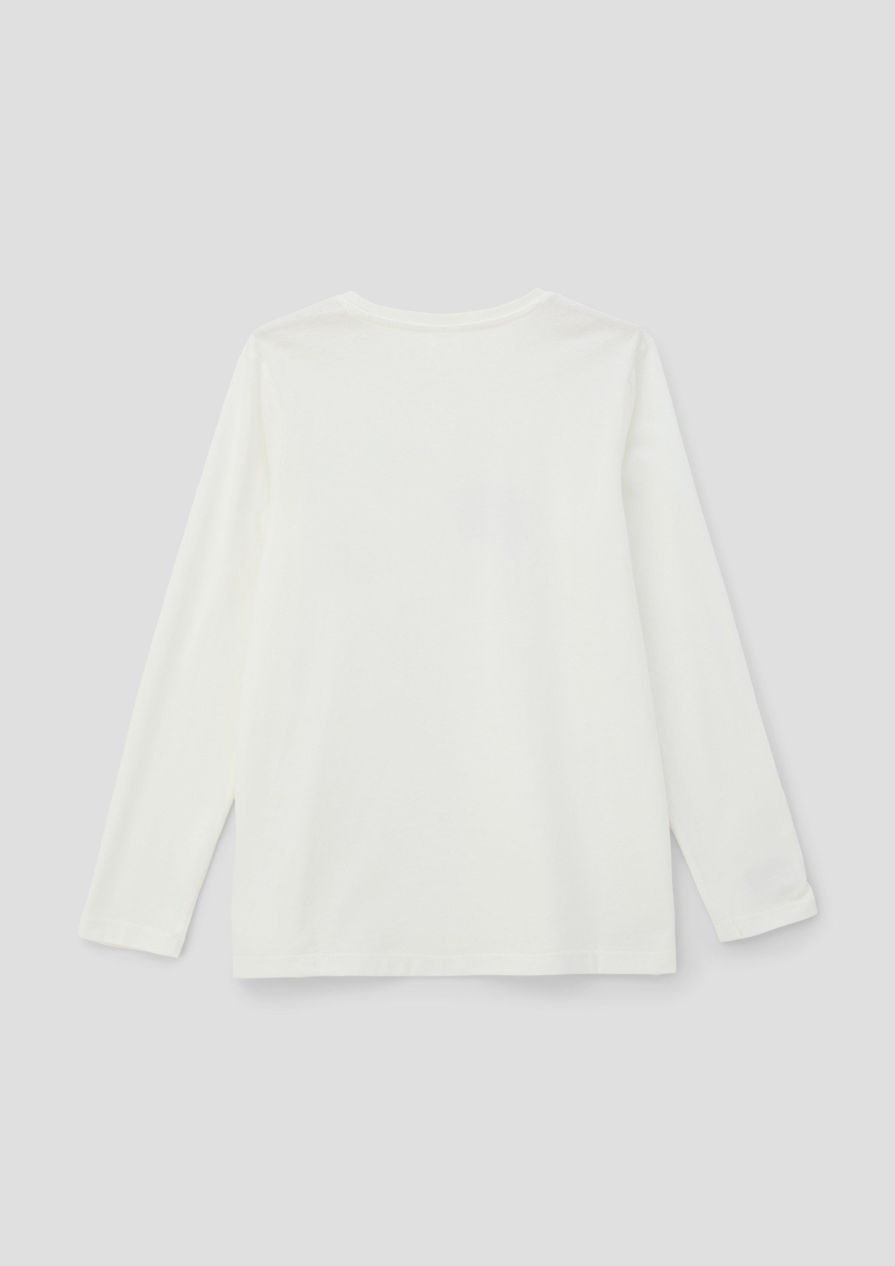 Longsleeve mit gummiertem Print  2134016-0210