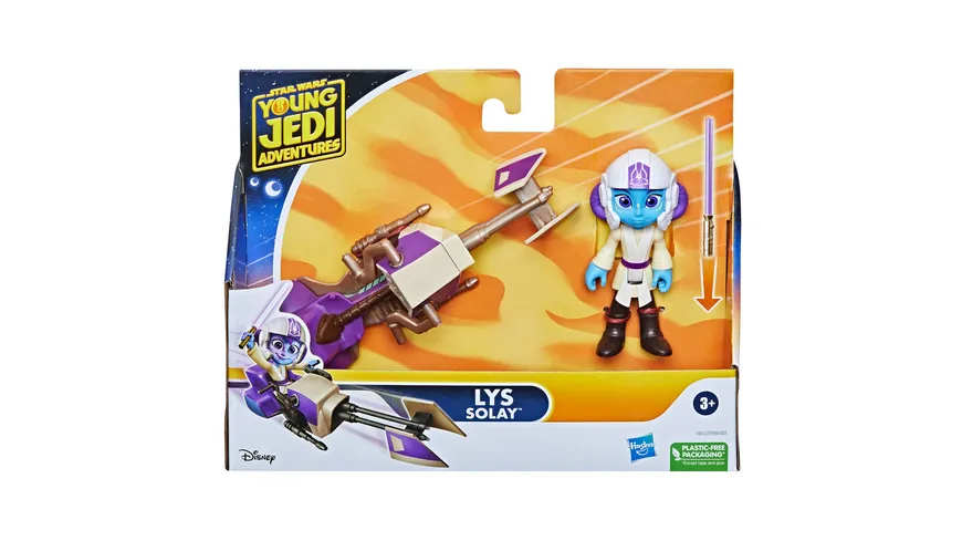 Hasbro - Star Wars Action-Figur & Speeder Bike