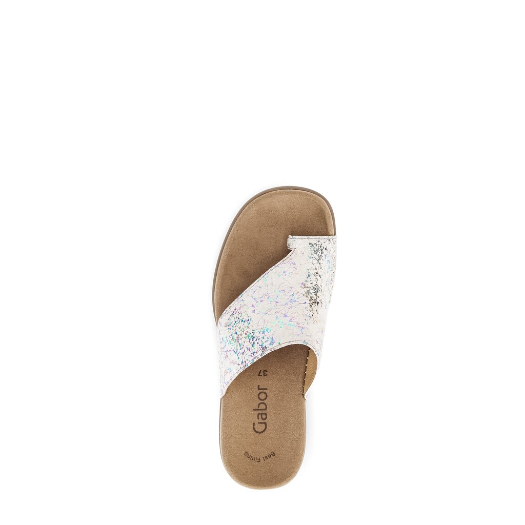 Gabor fashion Pantolette silber