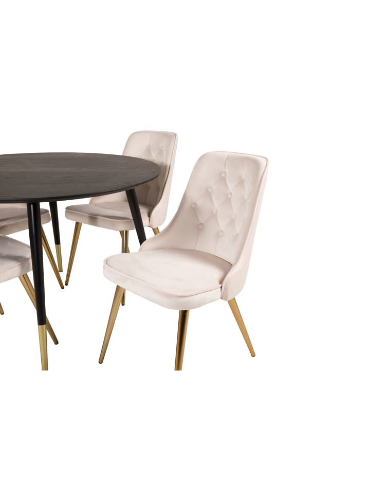 ebuy24 Essgruppe Dipp 72 Beige 115 x 115 cm günstig kaufen onesize