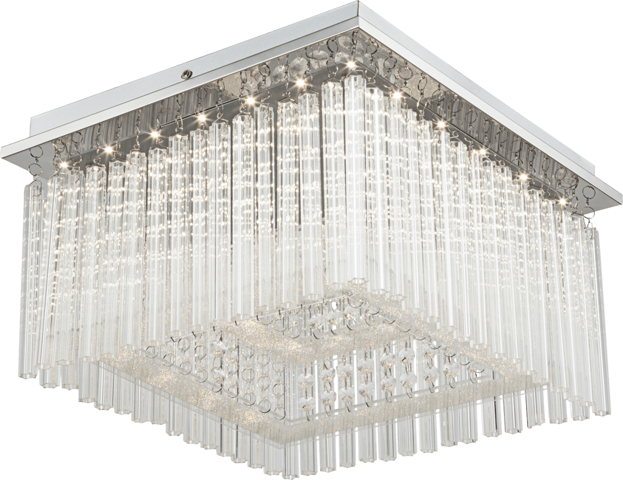 Globo Lighting - VINCE - Deckenleuchte Metall verchromt, LED