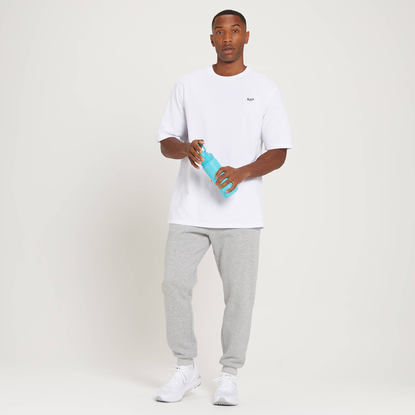 T-shirt oversize MP pour hommes – Blanc
