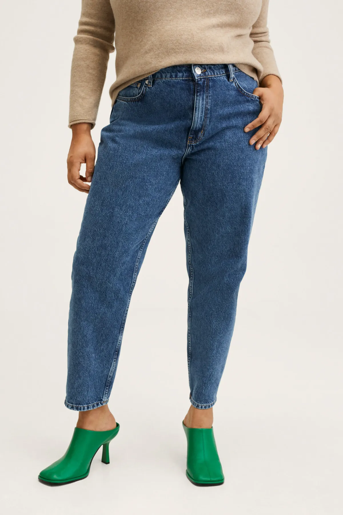 MANGO Woman  Jeans - Dunkelblau - Boyfriend
