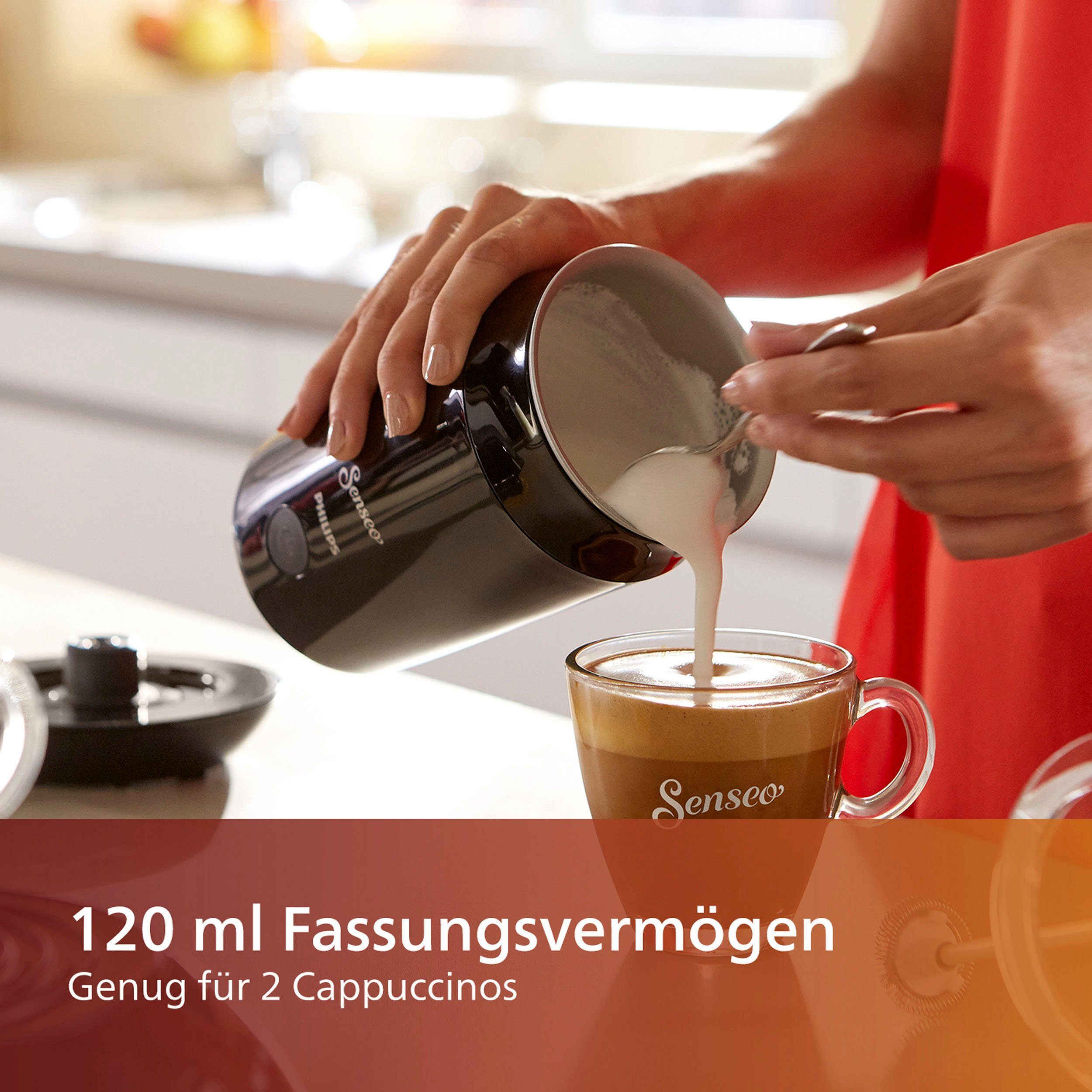 Philips Senseo Milchaufschäumer Milk Twister CA6500/60, 500 W