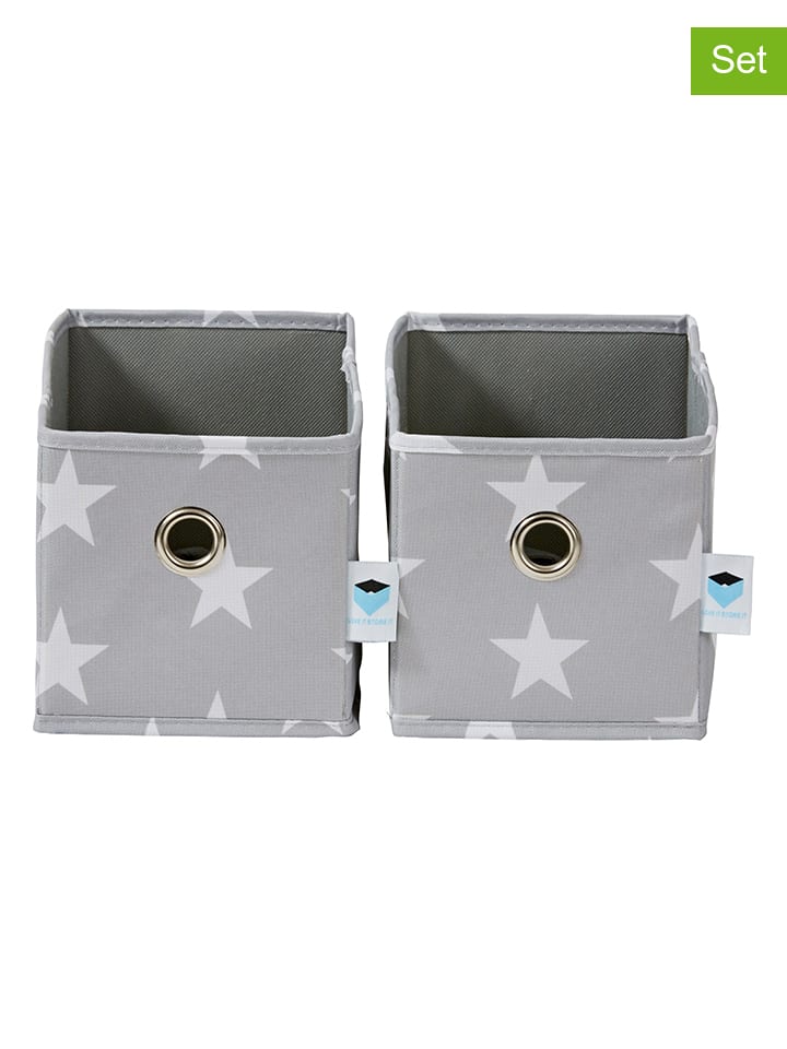 STORE IT 2er-Set: Organizer in Grau - (B)15 x (H)15 x (T)30 cm günstig kaufen onesize