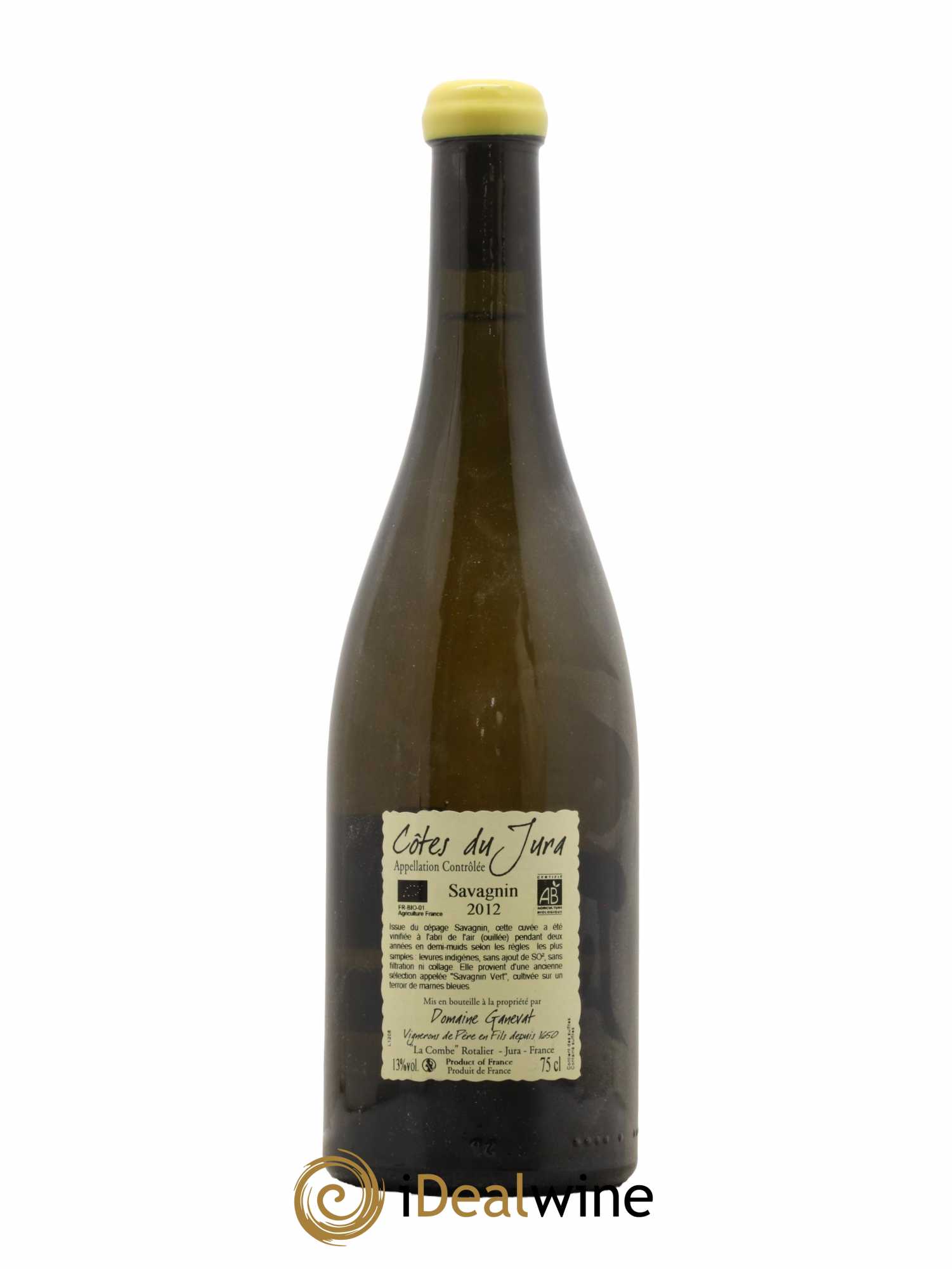 Côtes du Jura Les Chalasses Marnes Bleues Jean-François Ganevat (Domaine)  2012 - Lot de 1 Bouteille