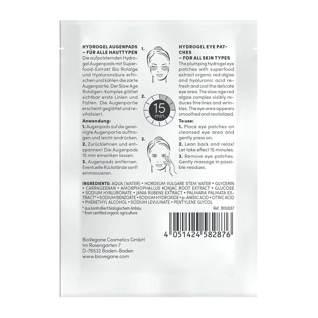 Bio Rotalge Super Hydrogel Augenpads