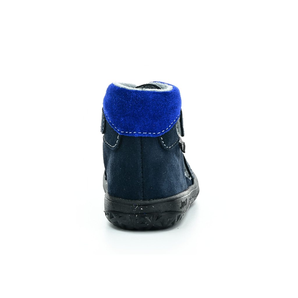 Jonap Jerry dunkelblaue Barfußstiefeletten