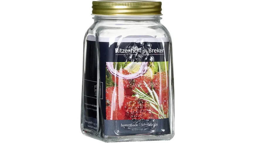 Ritzenhoff & Breker Homemade Dose 1,0l transparent