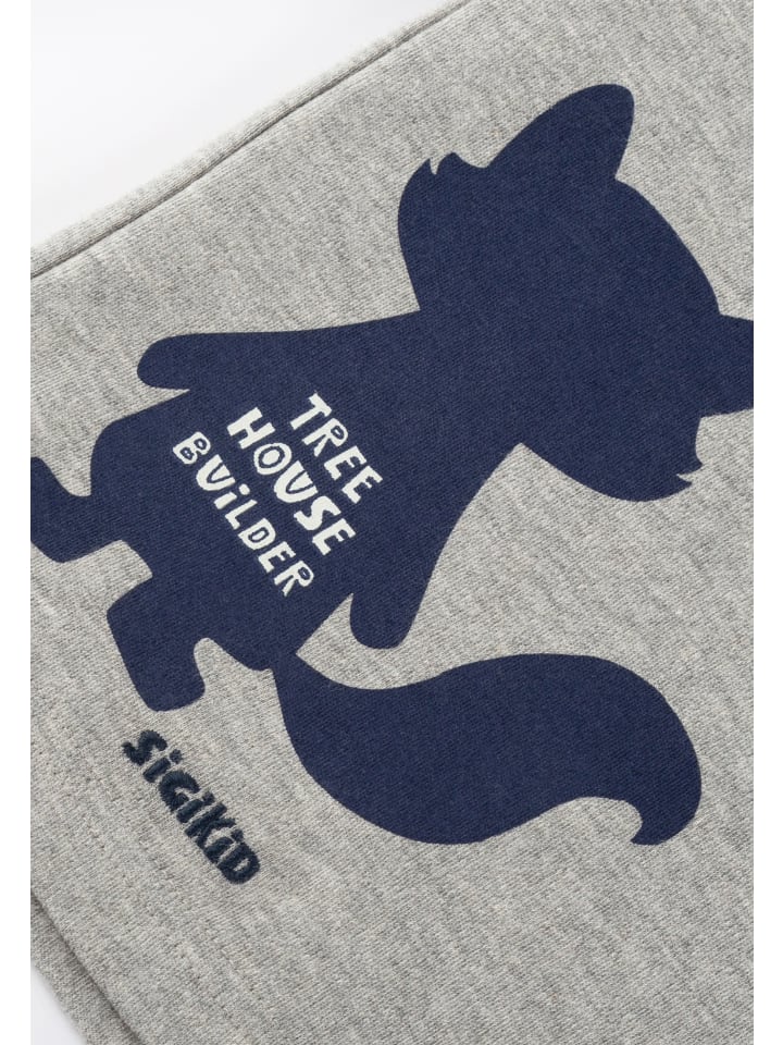 Sigikid Langarmshirt forest adventure in hellgrau günstig kaufen