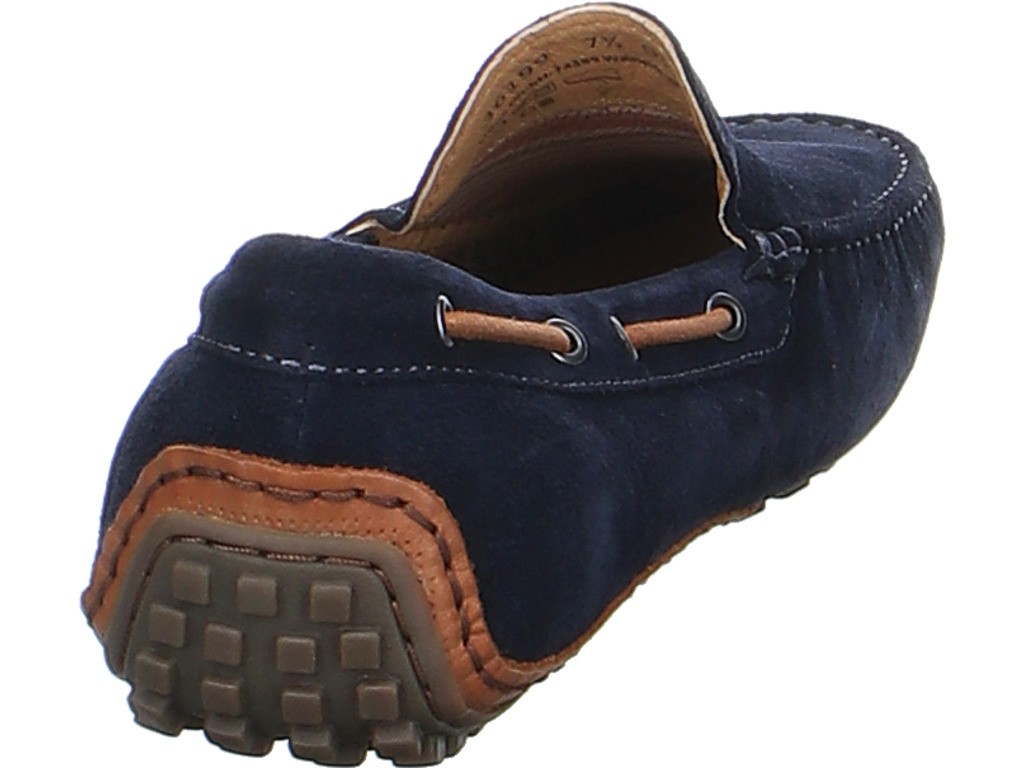 SIOUX Komfort Slipper blau