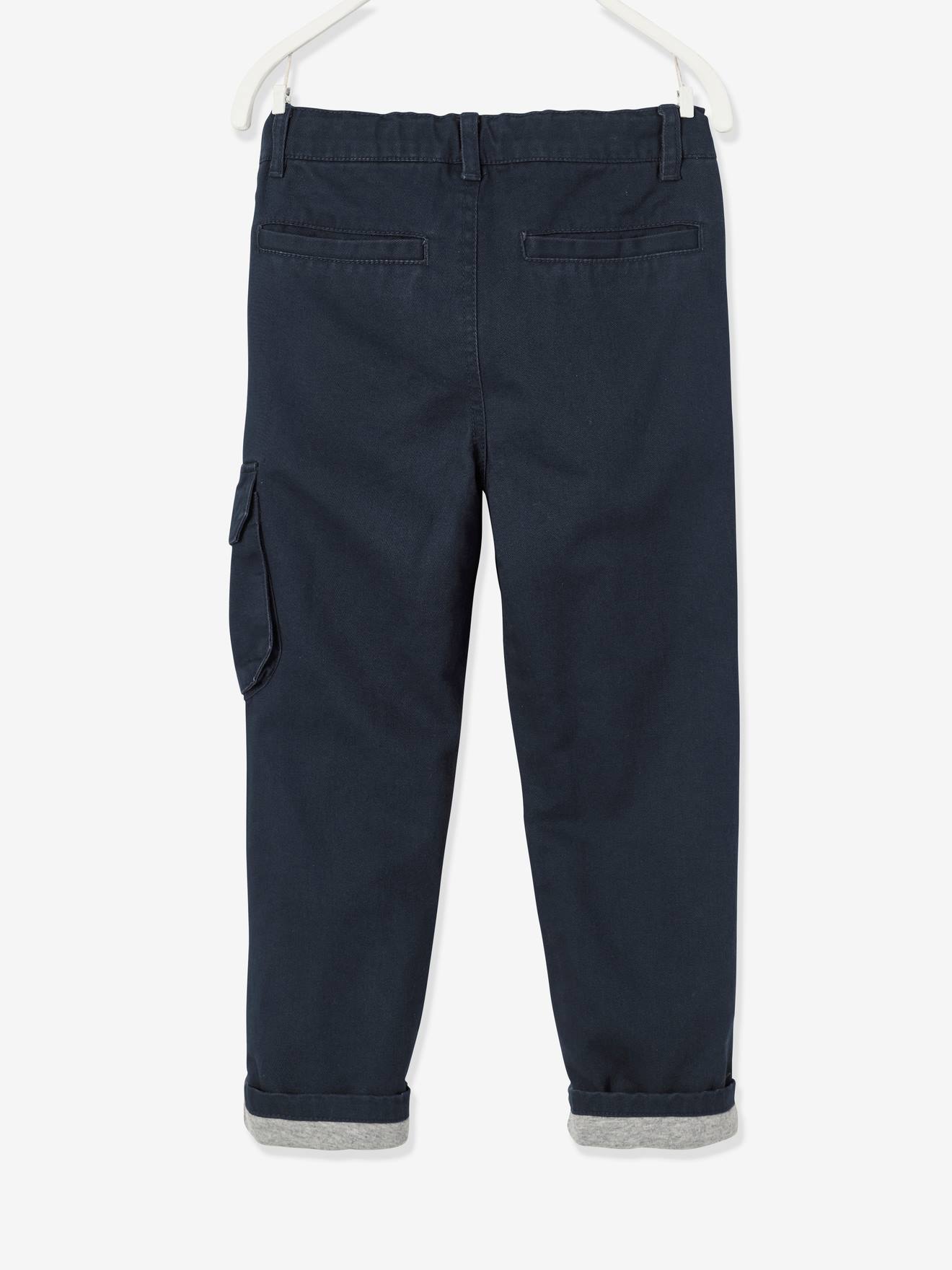 Vertbaudet Gefütterte Jungen Cargohose Oeko-Tex - marine