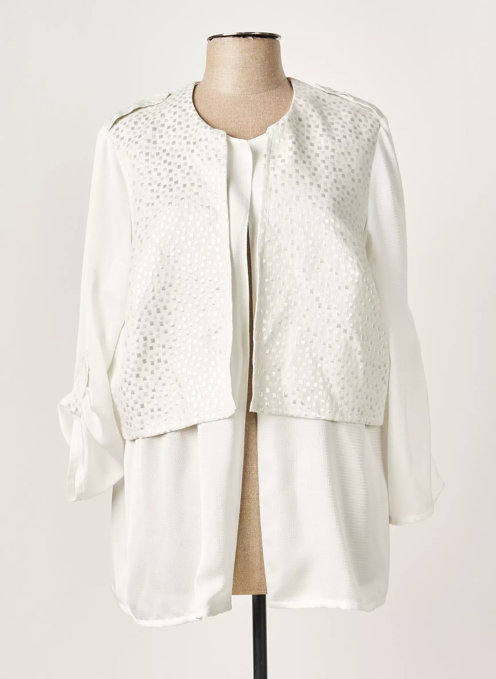 Meri Esca Vestecasual Femme couleur blanc