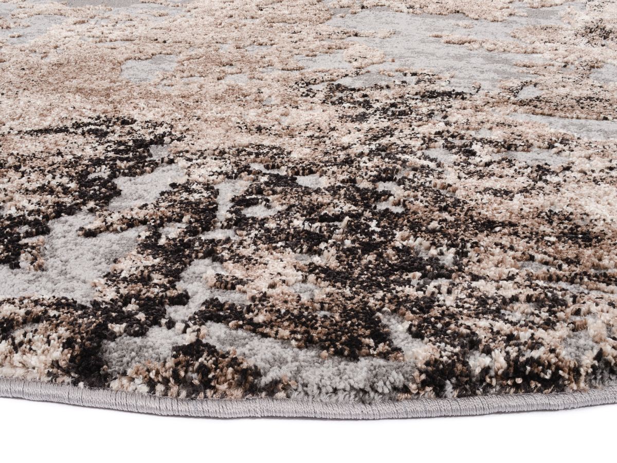 Webteppich Locri Braun-Beige 200 cm