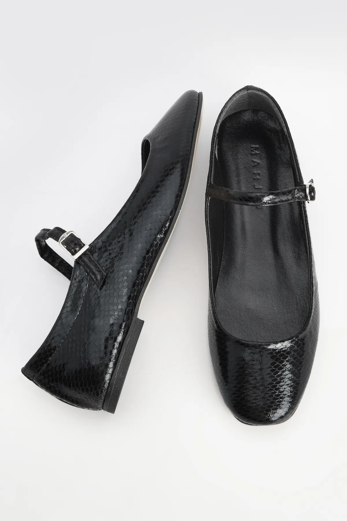 Marjin  Damen-Ballerinas Osela Black Snake