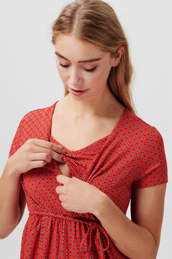 Jerseykleid mit Allover-Print
